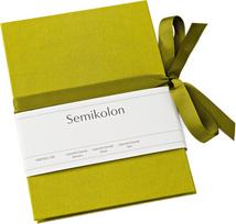 Semikolon Nuotraukų albumas Leporello Uni, didelis, matcha žalios spalvos