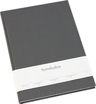 Semikolon Notesas Uni Classic A4, be linijų, tamsiai pilkas