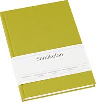 Semikolon Taškuotas užrašų knygelė Uni Classic A5, matcha žalia