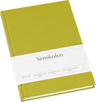 Semikolon Užrašų knygelė Uni Classic, A5, be linijų, matcha žalios spalvos