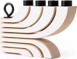 Design House Stockholm Daugiašakė žvakidė Nordic, balta