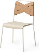 Design House Stockholm Kėdė Torso, šviesus uosis su baltomis kojomis