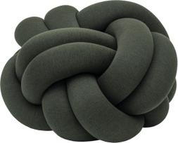 Design House Stockholm Pufas Knot XL, tamsiai žalias