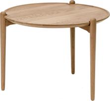 Design House Stockholm Kavos staliukas Aria, apvalus, 46 cm, ąžuolo