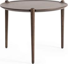 Design House Stockholm Kavos staliukas Aria, apvalus, 46 cm, tamsaus ąžuolo