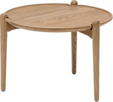 Design House Stockholm Kavos staliukas Aria, apvalus, 37 cm, ąžuolo