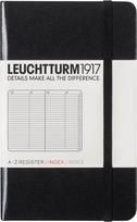 Leuchtturm 1917 Adresų knygelė Leuchtturm 1917 A6, juoda