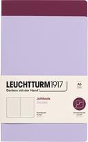 Leuchtturm 1917 Užrašų knygelės Jottbook A5, taškuotos, lanksčiu viršeliu, alyvinė ir bordo, 80 g/m², 2 vnt.