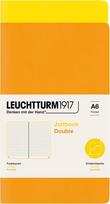 Leuchtturm 1917 Taškuoti užrašų knygelės Jottbook A6, lankstus viršelis, geltonos ir oranžinės spalvos, 80 g/m², 2 vnt.
