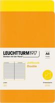 Leuchtturm 1917 Užrašų knygelės Jottbook A6, linijomis, lanksčiu viršeliu, geltonos ir oranžinės, 80 g/m², 2 vnt.