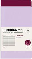 Leuchtturm 1917 Užrašų knygelės Jottbook A6, linijinės, lanksčiu viršeliu, alyvinės ir bordo, 80 g/m², 2 vnt.