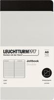 Leuchtturm 1917 Užrašų knygelės Jottbook A6, linijomis, lanksčiu viršeliu, juodos ir pilkos, 80 g/m², 2 vnt.