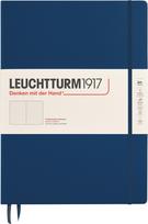 Leuchtturm 1917 Užrašų knygelė Leuchtturm 1917, kietais viršeliais, taškuota, A4+, 235 puslapiai, tamsiai mėlyna, 100 g/m²