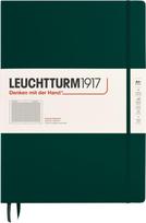 Leuchtturm 1917 Užrašų knygelė Leuchtturm 1917, kietu viršeliu, languota, A4+, 235 puslapiai, miško žalia, 100 g/m²