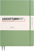 Leuchtturm 1917 Užrašų knygelė Leuchtturm 1917, kietais viršeliais, lygi, A4+, 123 puslapiai, šalavijo žalia, 100 g/m²