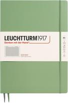 Leuchtturm 1917 Užrašų knygelė Leuchtturm 1917, kietu viršeliu, languota, A4+, 123 puslapiai, šalavijo žalia, 100 g/m²