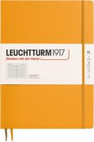 Leuchtturm 1917 Užrašų knygelė Leuchtturm 1917, linijomis, kietu viršeliu, A4+, 123 puslapiai, oranžinė, 100 g/m²