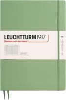 Leuchtturm 1917 Užrašų knygelė Leuchtturm 1917 A4+, linijomis, kietu viršeliu, 123 puslapiai, šalavijo žalia, 100 g/m²