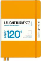 Leuchtturm 1917 Užrašų knygelė Edition 120, kietais viršeliais, lygi, A5, 203 puslapiai, oranžinė, 120 g/m²