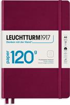 Leuchtturm 1917 Taškinis užrašų knygelė kietu viršeliu Edition 120 A5, 203 puslapiai, bordo, 120 g/m²
