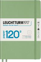 Leuchtturm 1917 Taškeliais margintas užrašų knygelė kietu viršeliu Edition 120 A5, 203 puslapiai, šalavijo žalia, 120 g/m²
