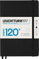 Leuchtturm 1917 Taškeliais margintas užrašų knygelė kietu viršeliu Edition 120 A5, 203 puslapiai, juoda, 120 g/m²