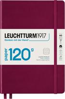Leuchtturm 1917 Užrašų knygelė Edition 120, linijomis, kietu viršeliu, A5, 203 puslapiai, bordo, 120 g/m²