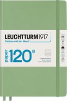 Leuchtturm 1917 Užrašų knygelė linijomis kietu viršeliu Edition 120 A5, 203 puslapiai, šalavijo žalia, 120 g/m²