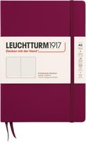 Leuchtturm 1917 Užrašų knygelė Leuchtturm 1917, kietais viršeliais, taškuota, A5, 251 psl., bordo, 80 g/m²