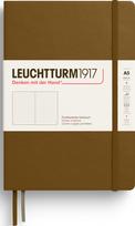 Leuchtturm 1917 Užrašų knygelė Leuchtturm 1917, kietais viršeliais, taškuota, A5, 251 psl., ruda, 80 g/m²