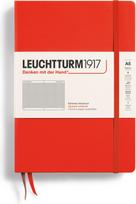 Leuchtturm 1917 Užrašų knygelė Leuchtturm 1917, A5, 251 puslapis, raudona, 80 g/m², kietais viršeliais, languota