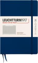 Leuchtturm 1917 Užrašų knygelė Leuchtturm 1917, A5, 251 puslapis, kietais viršeliais, languota, tamsiai mėlyna, 80 g/m²