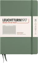 Leuchtturm 1917 Užrašų knygelė Leuchtturm 1917, A5, 251 puslapis, kietu viršeliu, languota, alyvuogių spalvos, 80 g/m²