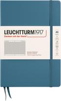 Leuchtturm 1917 Užrašų knygelė Leuchtturm 1917, kietu viršeliu, languota, A5, 251 psl., pilkai mėlyna, 80 g/m²