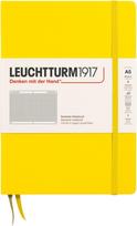 Leuchtturm 1917 Užrašų knygelė Leuchtturm 1917, kietu viršeliu, languota, A5, 251 psl., citrininė, 80 g/m²