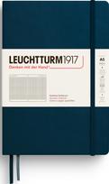 Leuchtturm 1917 Užrašų knygelė Leuchtturm 1917, A5, 251 psl., tamsiai turkio spalvos, 80 g/m², kietais viršeliais, languota