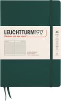 Leuchtturm 1917 Užrašų knygelė Leuchtturm 1917 A5, linijomis, kietu viršeliu, 251 psl., miško žalia, 80 g/m²
