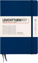 Leuchtturm 1917 Užrašų knygelė Leuchtturm 1917 A5, linijomis, kietu viršeliu, 251 psl., tamsiai mėlyna, 80 g/m²