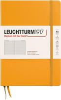 Leuchtturm 1917 Užrašų knygelė Leuchtturm 1917 A5, linijomis, kietu viršeliu, 251 psl., oranžinė, 80 g/m²