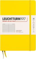 Leuchtturm 1917 Užrašų knygelė Leuchtturm 1917 A5, linijomis, kietu viršeliu, 251 psl., citrininė, 80 g/m²