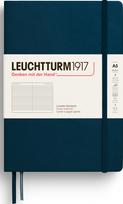 Leuchtturm 1917 Užrašų knygelė Leuchtturm 1917 A5, linijomis, kietu viršeliu, 251 psl., tamsiai turkio spalvos, 80 g/m²