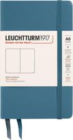 Leuchtturm 1917 Užrašų knygelė Leuchtturm 1917, kietais viršeliais, lygi, A6, 187 puslapiai, melsvai pilka, 80 g/m²