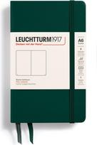 Leuchtturm 1917 Užrašų knygelė kietais viršeliais Leuchtturm 1917 A6, 187 puslapiai, miško žalia, 80 g/m²
