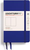 Leuchtturm 1917 Užrašų knygelė Leuchtturm 1917, kietais viršeliais, lygi, A6, 187 psl., tamsiai mėlyna, 80 g/m²