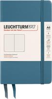 Leuchtturm 1917 Užrašų knygelė Leuchtturm 1917, kietais viršeliais, taškuota, A6, 187 psl., melsvai pilka, 80 g/m²