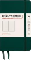 Leuchtturm 1917 Užrašų knygelė Leuchtturm 1917, kietais viršeliais, taškuota, A6, 187 psl., miško žalia, 80 g/m²