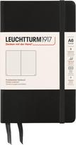 Leuchtturm 1917 Užrašų knygelė Leuchtturm 1917, kietais viršeliais, taškuota, A6, 187 puslapiai, juoda, 80 g/m²