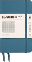 Leuchtturm 1917 Užrašų knygelė Leuchtturm 1917, A6, 187 puslapiai, kietas viršelis, languota, melsvai pilka, 80 g/m²
