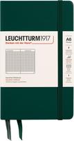 Leuchtturm 1917 Užrašų knygelė Leuchtturm 1917, A6, 187 puslapiai, kietas viršelis, languota, miško žalia, 80 g/m²