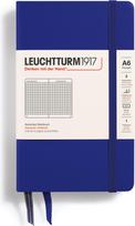 Leuchtturm 1917 Užrašų knygelė Leuchtturm 1917, A6, 187 puslapiai, tamsiai mėlyna, 80 g/m², kietais viršeliais, languota